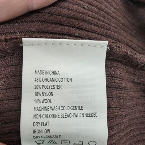 Prana Avalone Long Sleeve Sweater Dress Brown Women's Size Small New With Tags - Picture 4 of 5